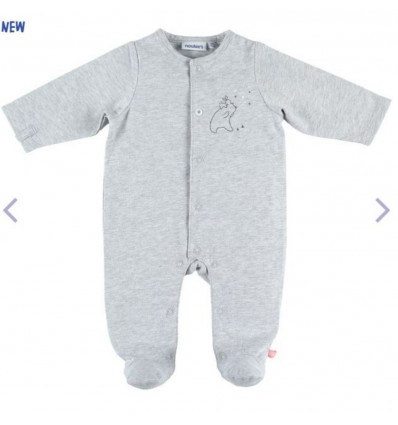 COCON DORS BIEN JERSEY UNI GRIS CLAIR 1M