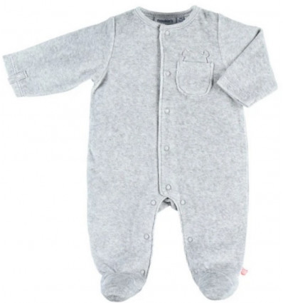 MIX & MATCH DORS BIEN VELOURS GRIS CLAIR