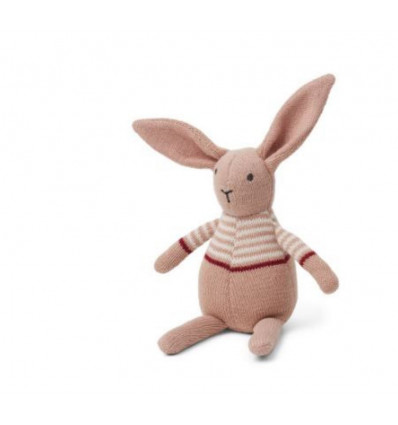 VIGGA KNIT MINI TEDDY RABBIT ROSE 202