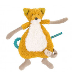 DOUDOU ATTACHE TETINE RENARD 22
