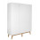 TRENDY ARMOIRE 3 PORTES WHITE 231