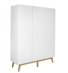 TRENDY ARMOIRE 3 PORTES WHITE 231