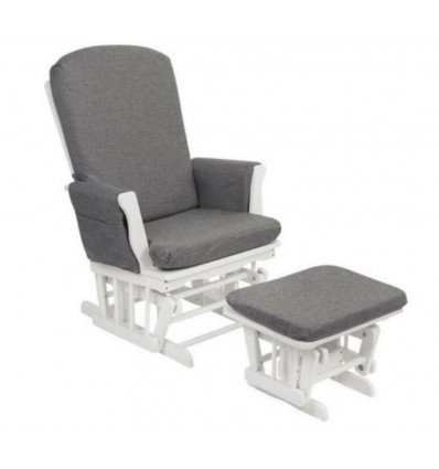 GLIDING CHAIR BLANC COUSSIN LIN GRIS 231