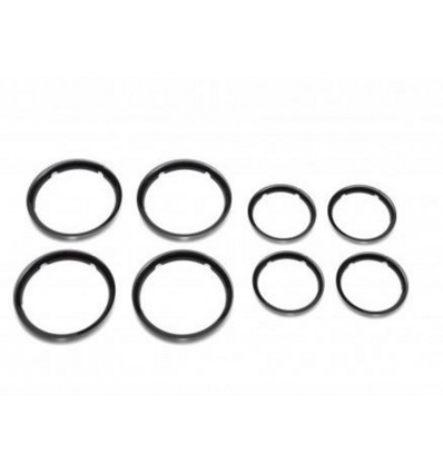 BUGABOO FOX WHEEL CAPS GLOSSY BLACK 201