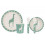 DINERSET SAFARI FOREST GREEN 201