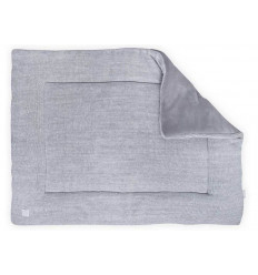 BOXKLEED 80X100 MELANGE KNIT SOFT GRY 20