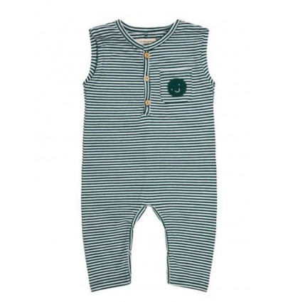 JUMPSUIT FOREST STRIPE 6-9 M