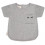 SHIRT HAPPY DAYS GREY MELANGE 3-6 M