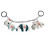 PRAM TOY DEER FRIENDS BLUE 23