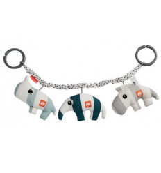 PRAM TOY DEER FRIENDS BLUE 23