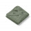 ALBERT HOODED TOWEL DINO FAUNE GREEN 21