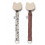 BARRY PACIFIER STRAP 2 PACK CORAL 202