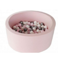 BALLENBAD ROND 90X40 LIGHT PINK 9