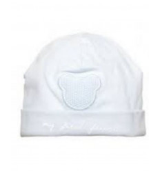 S02 B BONNET KNITTED TEDDY MY FIRST FRIE