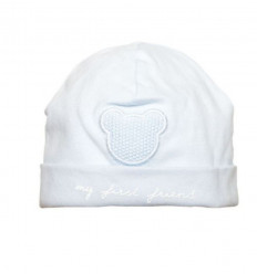 S02 B BONNET KNITTED TEDDY MY FIRST FRIE