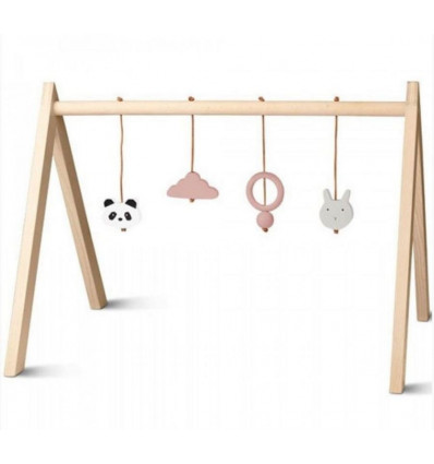 WOODEN PLAYGYM W. ACCESSORIES GIRL 9