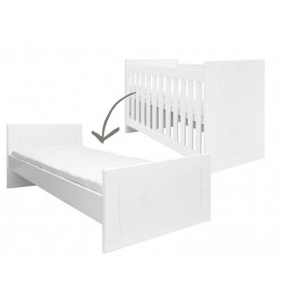 OMVORMBR BED 60X120/90X200 MEREL WIT 20
