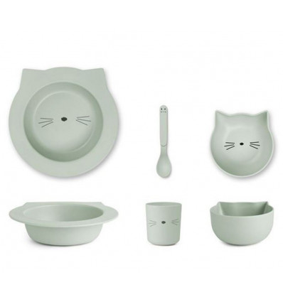 BARBARA BAMBOO BABY SET CAT DUSTY 202