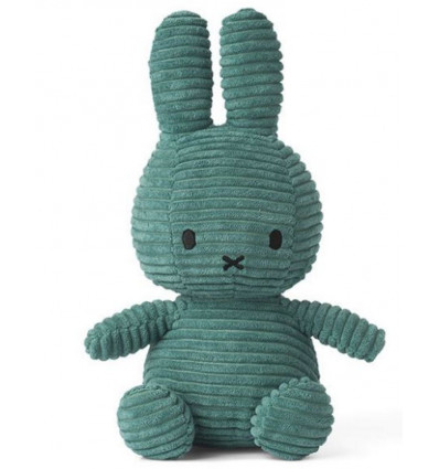 MIFFY SITTING CORDUROY GREEN 23CM 21