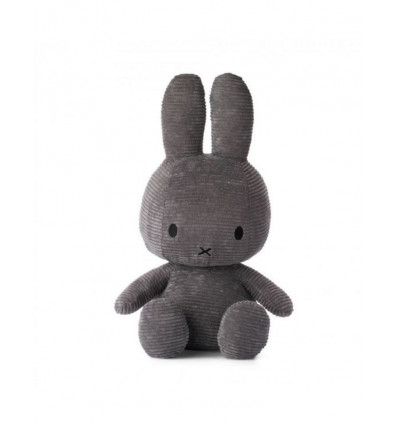 MIFFY SITTING CORDUROY GREY 50CM 21