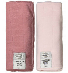 SWADDLER SOLID 2-PACK PLUSH/SOFT-SKIN 9