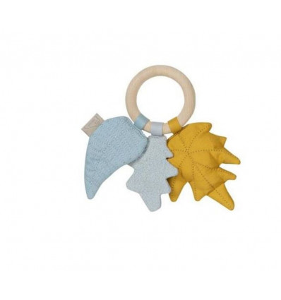 RATTLE LEAVES W/MAPLE WOOD RING OCS