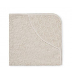 TOWEL BABY HOODED GOTS LIGHT SAND 9