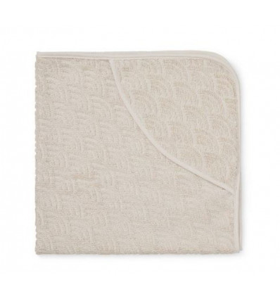 TOWEL BABY HOODED GOTS LIGHT SAND 9