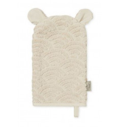 WASH GLOVE GOTS LIGHT SAND 9