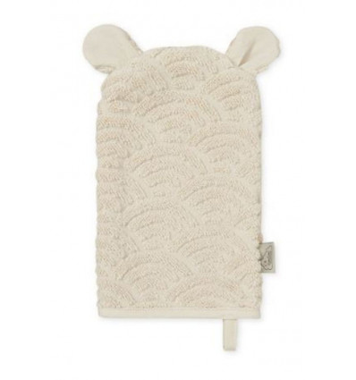 WASH GLOVE GOTS LIGHT SAND 9