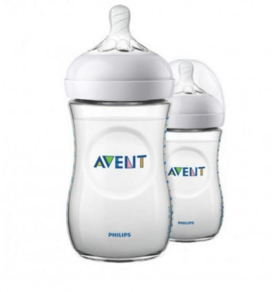 NATURAL ZUIGFLES 260ML DUO 231 NATURAL BIBERON 260ML DUO 231