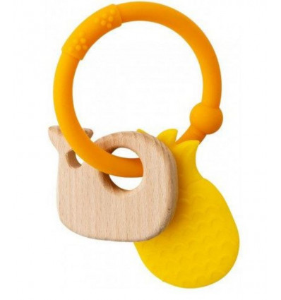 SILICONE HOUTEN BIJTRING ANANAS 211