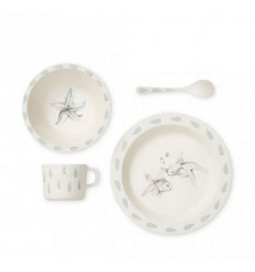 BAMBOO DINNERWARE SET AQUA THEME 9