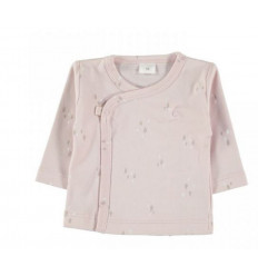 LS SIDE SNAP TEE PINK DROPS 9