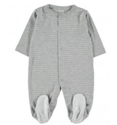 LS PAJAMAS RAYA GREY/STRIPE 9