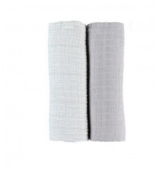 M&M19 GRY 2DOEK 100X100 BIO MOUSSELI 20
