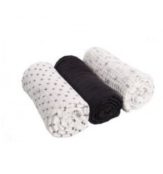 CACHOU SET 3 LANGES 70X70 MOUSS BIO 21