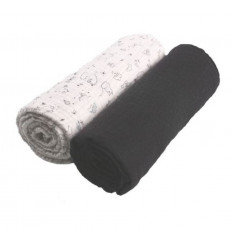 CACHOU SET 2 LANGES 100X100 MOUSS BIO 21