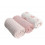 M&M19 ROZ 3 DOEK 70X70 BIO MOUSSELINE 20