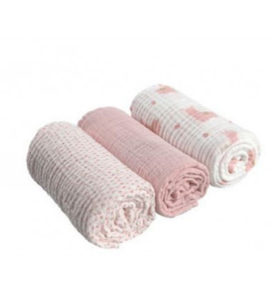 M&M19 ROSE 3LANGES 70X70 MOUSSELI BIO 20