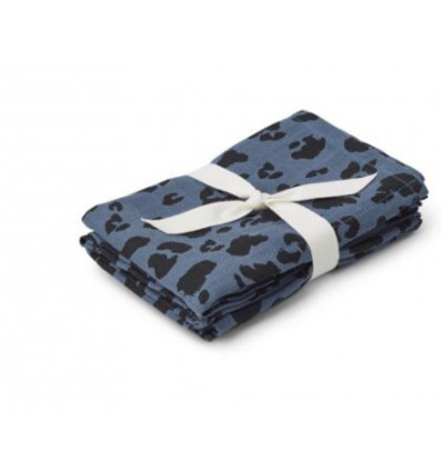 HANNAH MUSLIN CLOTH PRINT 2 PACK LEO 202