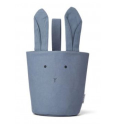 IB FABRIC BASKET RABBIT BLUE WAVE 202
