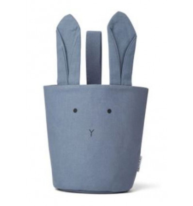 IB FABRIC BASKET RABBIT BLUE WAVE 202