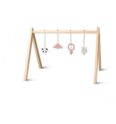 WOODEN PLAYGYM W. ACCESSORIES GIRL 202