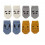 FANNY FOOTIES 4 PACK BLUE MIX 17/18 202