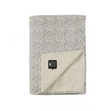 MC BABY SOFT TEDDY BLANKET COZY DOTS