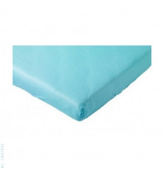 FITTED SHEET 40X80 AQUA BLEU 2