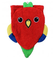 GANT DE TOILETTE PERROQUET 9