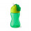 BEKER MET RIETJE 300ML BOY GROEN 24