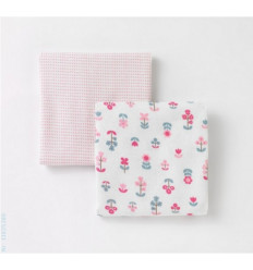 SWADDLE BLANKETS ROSETTE BLOSSOM 2